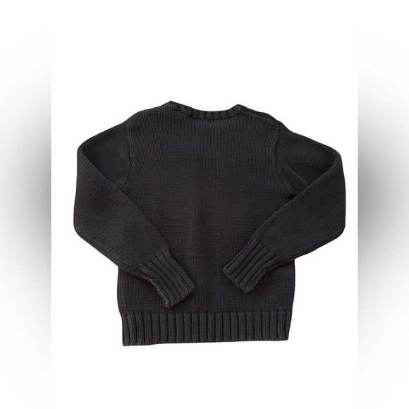 VTG Kids Polo Ralph Lauren Navy USA Flag Size 6 Youth Sweater 100% Cotton - Picture 5 of 7